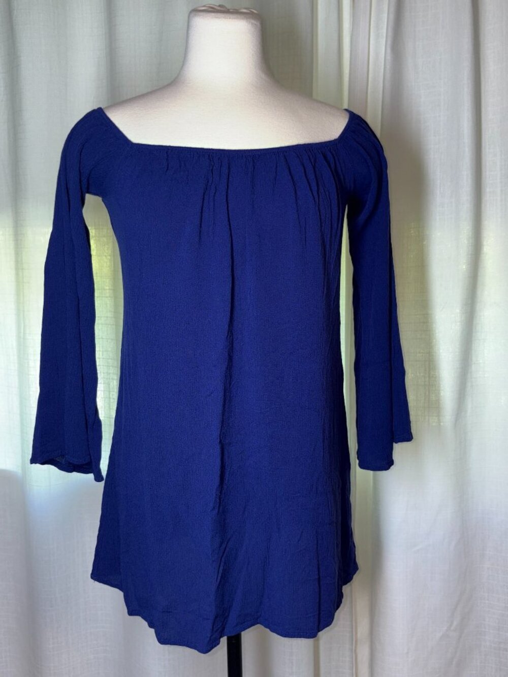 LA Hearts Bell Sleeve Off-shoulder Tunic Top